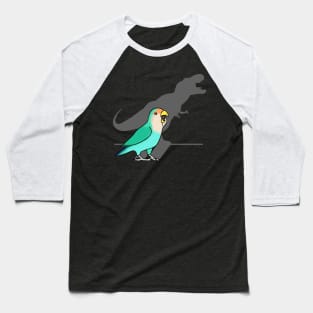 T-Rex Shadow Dutch blue Peach faced Lovebird Baseball T-Shirt